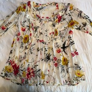 Long Sleeve Floral Top